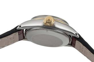 Thumbnail von Rolex Oyster Perpetual Stahl / Gold Automatik Damenuhr Ref. 6619 Vintage