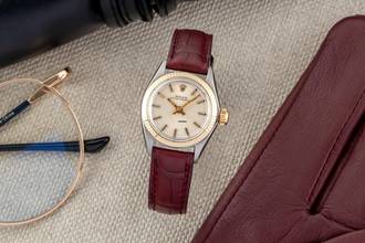 Thumbnail von Rolex Oyster Perpetual Stahl / Gold Automatik Damenuhr Ref. 6619 Vintage