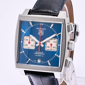  TAG Heuer Monaco Calibre 12 39 – CAW2111.FC6183 – like NEW – 10/2012 Full Set 