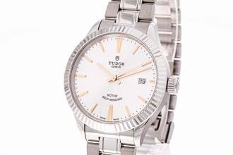 Thumbnail von Tudor Style Silver 38 – 12510 – NEW – 03/2022 Full Set