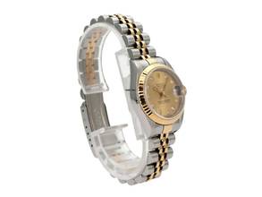 Thumbnail von Rolex Lady-Datejust 26 Edelstahl Gelbgold Ref. 69173 Champagner Diamant