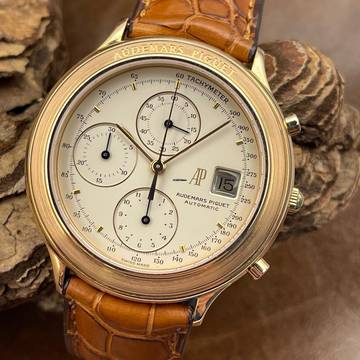 Audemars Piguet Huitième Huitième Chronograph - 750er Roségold - FULLSET deutsch - Ref. 25644 