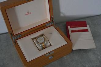 Thumbnail von Omega Speedmaster '57 1957 Co-Axial Chronograph 33120425102001 Steel Gold 18k