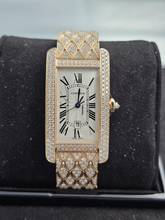Thumbnail von Cartier Tank Américaine HP100621 18k Roségold Factory Iced Out - NOS / New - Referenz HP10062