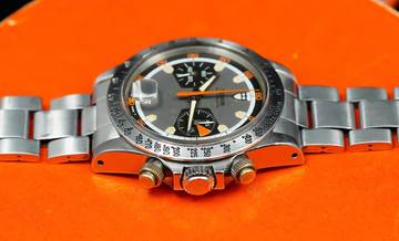 Thumbnail von Tudor Montecarlo EARLY 7032 HOMEPLATE MONTECARLO WITH MILLE RIGHE PUSHERS PAPERS AND RARE BOX Full set