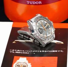 Thumbnail von Tudor Montecarlo EARLY 7032 HOMEPLATE MONTECARLO WITH MILLE RIGHE PUSHERS PAPERS AND RARE BOX Full set
