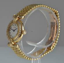 Thumbnail von Cartier Colisee Paris 881092 Ladies 24MM Factory diamonds yellow gold 18KT