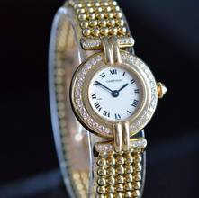 Thumbnail von Cartier Colisee Paris 881092 Ladies 24MM Factory diamonds yellow gold 18KT
