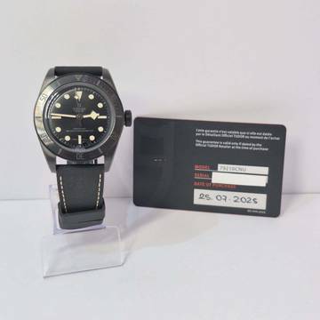  Tudor Black Bay Cerâmica 41mm Open Caseback Automático Completo 