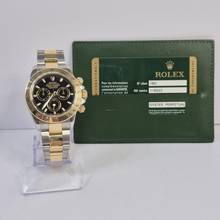 Thumbnail von Rolex Daytona Ouro & Aço Black Dial 40mm Automático Completo