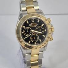 Thumbnail von Rolex Daytona Ouro & Aço Black Dial 40mm Automático Completo