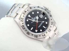 Thumbnail von Rolex Explorer II 16570 T Stahl Automatik 2004 Zweite Zeitzone Edelstahl Stainless Steel Oyster-band Chronometer Black Dial