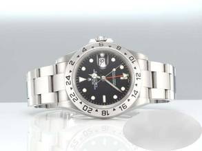 Thumbnail von Rolex Explorer II 16570 T Stahl Automatik 2004 Zweite Zeitzone Edelstahl Stainless Steel Oyster-band Chronometer Black Dial