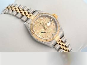 Thumbnail von Rolex Lady-Datejust Edelstahl Gelbgold 750 1998 Diamanten Automatik Gold Stahl Damen Stainless Steel 18kt Yellow Gold Jubilé-band Chronometer Oyster