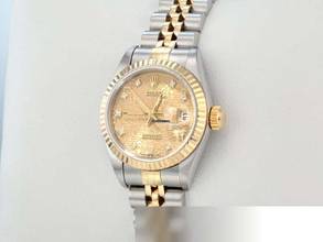 Thumbnail von Rolex Lady-Datejust Edelstahl Gelbgold 750 1998 Diamanten Automatik Gold Stahl Damen Stainless Steel 18kt Yellow Gold Jubilé-band Chronometer Oyster