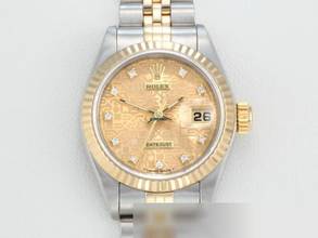 Thumbnail von Rolex Lady-Datejust Edelstahl Gelbgold 750 1998 Diamanten Automatik Gold Stahl Damen Stainless Steel 18kt Yellow Gold Jubilé-band Chronometer Oyster