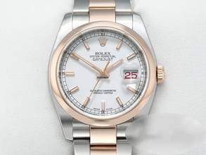 Thumbnail von Rolex Datejust 36mm 116201 Stahl Rosegold 750 Automatik Damen Herren Stainless Steel 18kt Rose Gold Oyster-band Chronometer White Dial