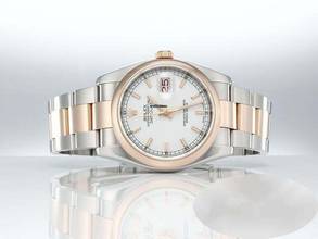 Thumbnail von Rolex Datejust 36mm 116201 Stahl Rosegold 750 Automatik Damen Herren Stainless Steel 18kt Rose Gold Oyster-band Chronometer White Dial