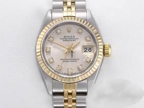 Thumbnail von Rolex Lady-Datejust Edelstahl Gelbgold 750 Diamanten Automatik Gold Stahl Damen Stainless Steel 18kt Yellow Gold Jubilé-band Chronometer Oyster