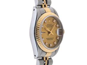 Thumbnail von Rolex Lady-Datejust Diamanten Ref.69173 Bj.1991 Box&Beschreibung Original Vintage Unpoliert Datejust Lady Diamanten