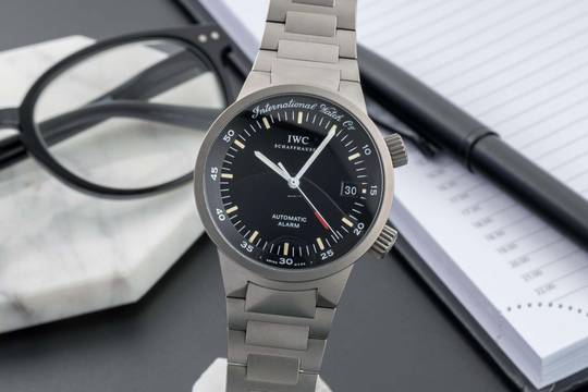  IWC GST Alarm Automatik Edelstahl Herrenuhr Ref. IW353702 