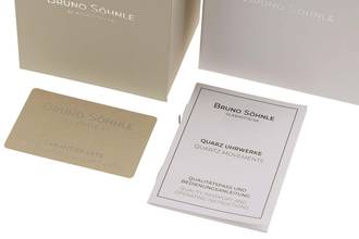 Thumbnail von Bruno Söhnle Glashütte Merano Steel / Gold-plated Quartz Ref. 17-33232-241 B&P