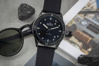 Thumbnail von Blancpain Fifty Fathoms Bathyscaphe Keramik 5000.0130.B52A B&P 2023