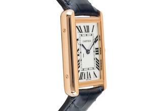 Thumbnail von Cartier Tank Solo LM 18k (0,750) Roségold Quarz Herrenuhr Ref. W5200025 Papiere