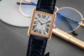 Thumbnail von Cartier Tank Solo LM 18k (0,750) Roségold Quarz Herrenuhr Ref. W5200025 Papiere