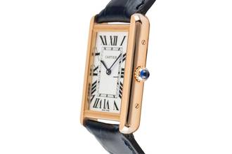 Thumbnail von Cartier Tank Solo LM 18k (0,750) Roségold Quarz Herrenuhr Ref. W5200025 Papiere