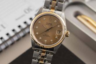 Thumbnail von Tudor Prince Date Stahl / Gold Automatik Datum Herrenuhr Ref. 72033 Box