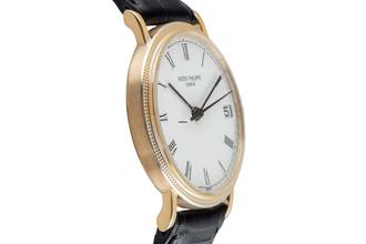 Thumbnail von Patek Philippe Calatrava 18K (0,750) Gold Automatik Herrenuhr Ref. 3802/100