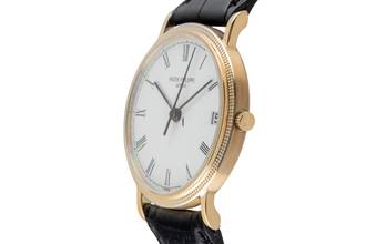 Thumbnail von Patek Philippe Calatrava 18K (0,750) Gold Automatik Herrenuhr Ref. 3802/100