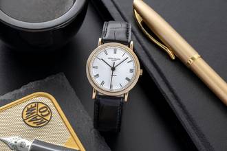 Thumbnail von Patek Philippe Calatrava 18K (0,750) Gold Automatik Herrenuhr Ref. 3802/100