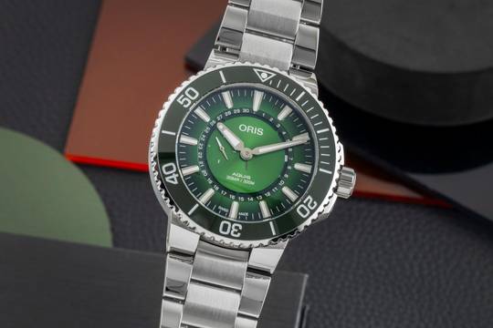  Oris Aquis Hangang Limited Edition Ref. 01 743 7734 4187-SET B&P 2020 