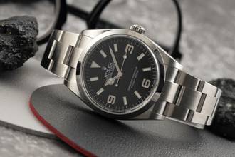 Thumbnail von Rolex Explorer Oyster Edelstahl Automatik Herren Ref. 124270 Box & Papiere 2024