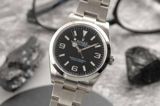 Thumbnail von Rolex Explorer Oyster Edelstahl Automatik Herren Ref. 124270 Box & Papiere 2024