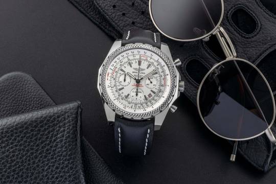  Breitling Bentley Motors Chonograph Automatik Stahl Herrenuhr Ref. A25362 
