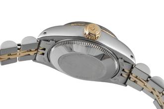 Thumbnail von Rolex Oyster Perpetual Lady Date Stahl / Gold Automatik Damenuhr Ref. 6917 Vintage