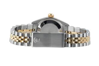 Thumbnail von Rolex Oyster Perpetual Lady Date Stahl / Gold Automatik Damenuhr Ref. 6917 Vintage
