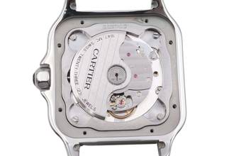 Thumbnail von Cartier Santos de Cartier Steel Automatic Men's Watch Ref. WSSA0009
