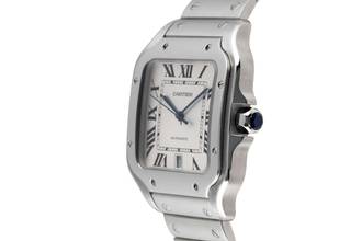 Thumbnail von Cartier Santos de Cartier Steel Automatic Men's Watch Ref. WSSA0009