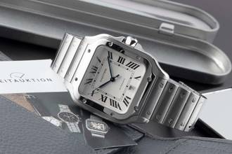 Thumbnail von Cartier Santos de Cartier Steel Automatic Men's Watch Ref. WSSA0009
