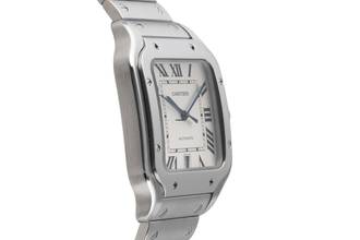 Thumbnail von Cartier Santos de Cartier Steel Automatic Men's Watch Ref. WSSA0009