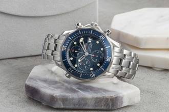 Thumbnail von Omega Seamaster Diver 300 M Chronograph Steel Automatic Ref. 2225.80.00 B&P