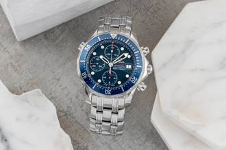 Thumbnail von Omega Seamaster Diver 300 M Chronograph Steel Automatic Ref. 2225.80.00 B&P