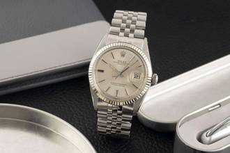 Thumbnail von Rolex Datejust 36 Silver Dial Stahl / Weissgold Automatik Herrenuhr Ref. 1601