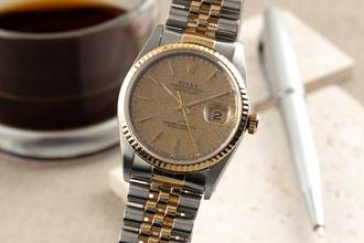 Rolex Datejust 36 Steel / Gold Computer Dial Automatic Ref. 16233 Classic Box