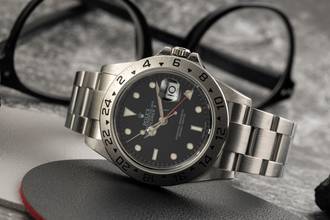 Thumbnail von Rolex Explorer II Black Dial Edelstahl Automatik Herrenuhr Ref. 216570 B&P