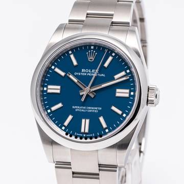  Rolex Oyster Perpetual 41 Candy Blue – 134300– NEW & Unworn – 05/2026 Full Set 
